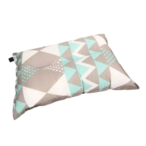 Automatic Inflatable Pillow High Elasticity Compression Foam Ethnic Style Causal Blow Up Camping Pillow for Outdoor