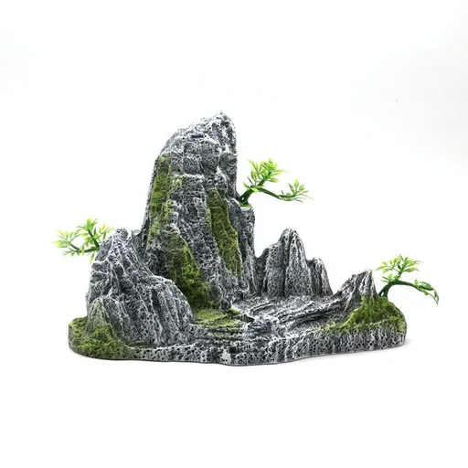 Landscape Model Artificial Aquarium Rocks Tortoise Climbing Reptile Resting Terrace Artificiales para Reptile Rock Decor