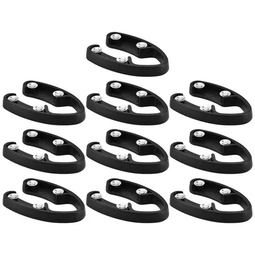 10 Piece Practical Foil Cutter Stainless Steel Wine Decapper Black