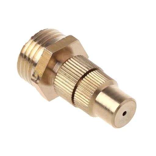 Brass High Atomization Adjustable Nozzles Lawn Garden Water Misting Spray Nozzles Cooling Watering Driveway