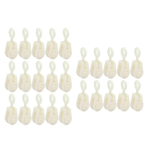 25 Piece Plastic Greenhouse Pulley Accessories Durable Reliable for Chicken Houses Farm