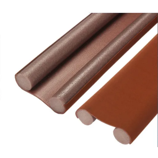 EVA Door Draft Stopper Bottom Seal Strip Soundproof Weatherproof Brown