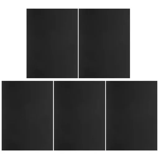5Pcs Black Heat Shrinkable Sheets Matte Finish DIY Craft Material for Shrink Film Projects