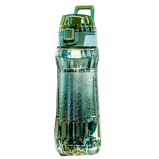 Portable Sport Water Bottle with Handle – Large Capacity Fitness Water Bottle for Gym, Hiking, Cycling, Outdoor Use – BPA-Free & Leak-Proof (Green,1000ml)