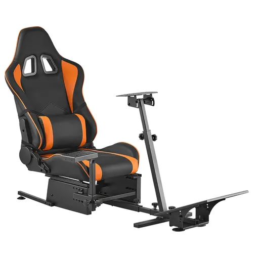 Racing Wheel Stand, Heavy-Duty Simulator Cockpit Steering Wheel Stand, Fit Logitech G25, G27, G29, G920, G923, Thrustmaster T300RS, TX F458, T500RS, T3PA-PRO (F1/GT) and CSR Pedals