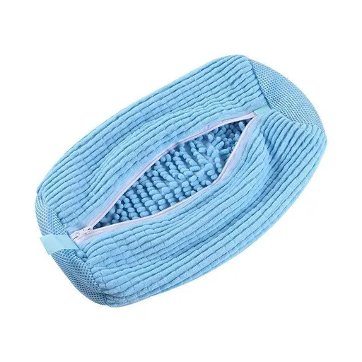 Shoe Washing Machine Bag Durable Shoe Bag Shoe Cleaning Accessory Sneakers - Blue - Size 001