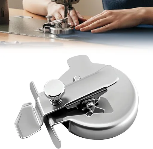 Adjtable Magnetic Seam Guide | Multi-Purpose Sewing & Quilting Guide with Round Edge & Adjtable Clip | Magnet Guide Tool for Straight & Curved Stitching (1PC)