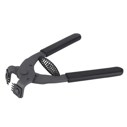 Leather Piercer Leather Craft Hole Punch Tools Hand-Held Silent Pliers Diamond Sewing Stitching Chisel Pricking Iron 4mm (4 Teeth)