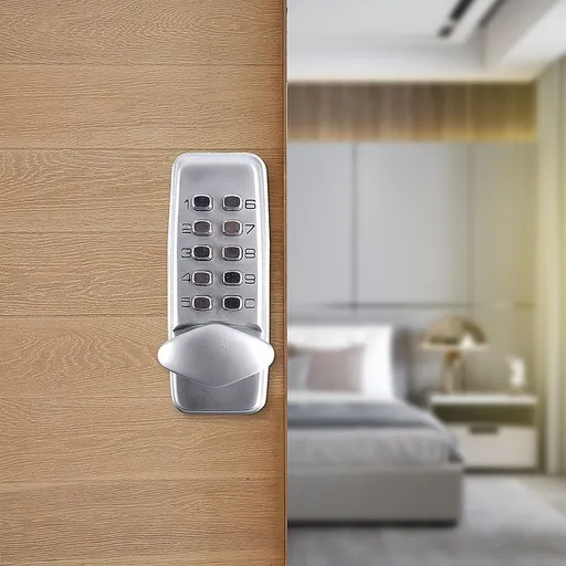 Keyless Digital Electronic Deadbolt Door Lock with Mechanical Keypad Code Entry