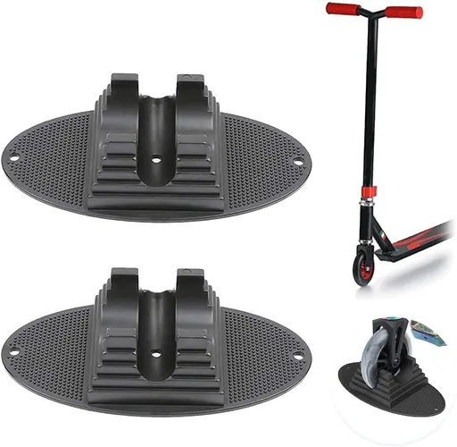 Universal kickstand, 2 pieces, for wheels from 90 mm to 120 mm, stunt kickstand, extra stable stand, professional scooter kickstand, freestyle kickstand, stunt kickstand