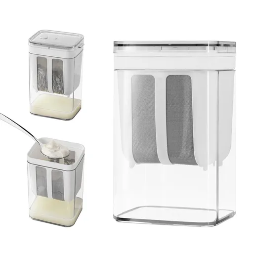1100ml Multi Yogurt Strainer with Fine Mesh Bag and Lid for Greek Yogurt