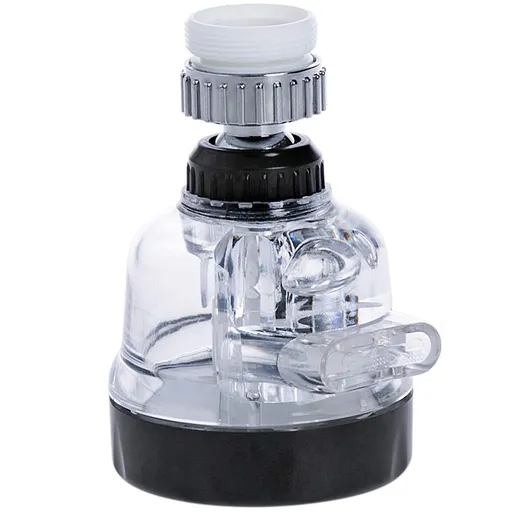 360°Swivel Faucet Tap Aerator, Adjustable 3 Mode Water-saving Faucet Splash-proof Filter Tap Booster for Bathroom Kitchen