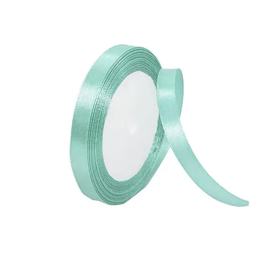 10mm Width Satin Hair Ribbon Wedding Party Decoration Gift Banquet 22m - Tiffany Blue