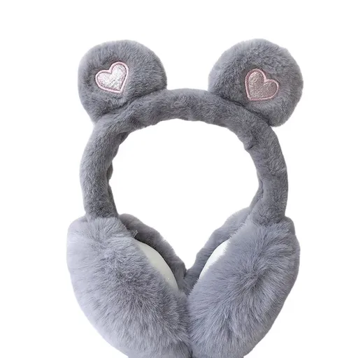 Fluffy Ear Muff for Women Plush Foldable Earmuffs Kids Winter Earmuffs Girls Boys Cold Weather Ear Warmer（2pcs）