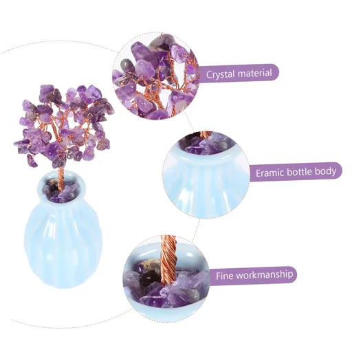 Fortune Tree Ornament Ceramic Vases Resin Money Tree Lucky Coin Decorations for Home Prosperity Tree Money Tree