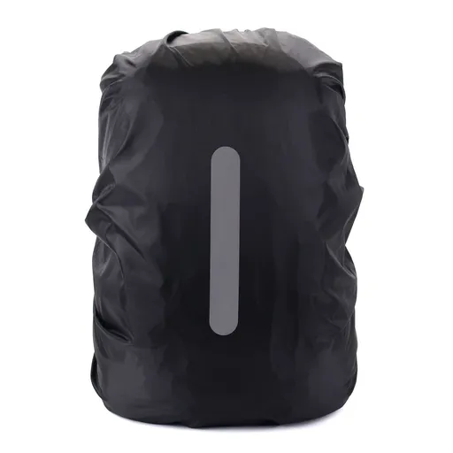 Waterproof Backpack Rain Cover, Non-Slip Backpack Cover with Vertical Reflective Strap Stay Dry for Hiking, Camping, Hunting（XL）