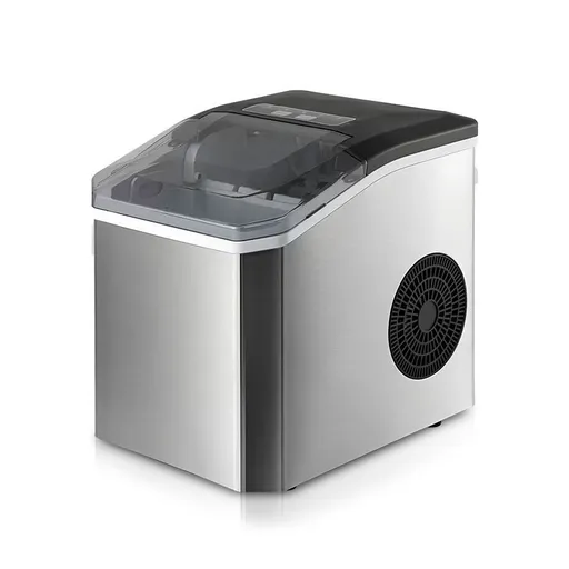 mini ice maker, household ice maker, portable ice maker, desktop ice maker, automatic ice maker, smart ice maker, bullet ice maker, dormitory ice maker, Australia, summer, small appliance, countertop ice machine - Silver - Size Australian Standard