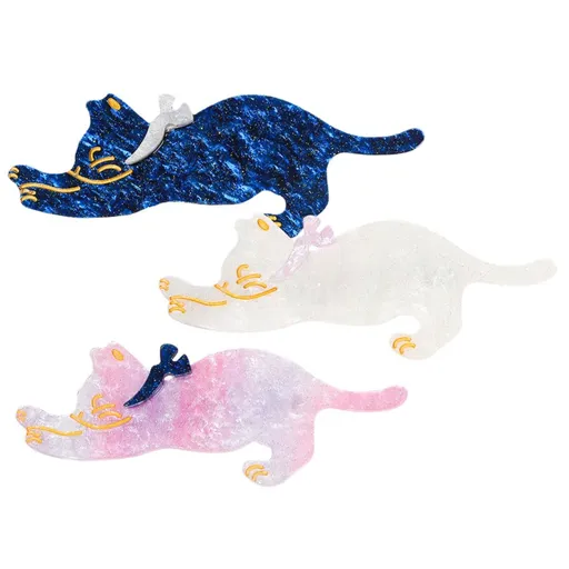 3pcs Cat Hairpin Hair Tools for Sweet Cat Hair Clips Hair Accessory for Cat Lover Gifts Exfoliating Body Scrub Hair Accessories