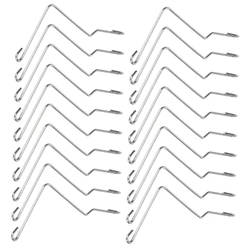 20PCS Stainless Steel Beehive Connector Bend Wire Holder Fastener for Wooden Beehive Tools