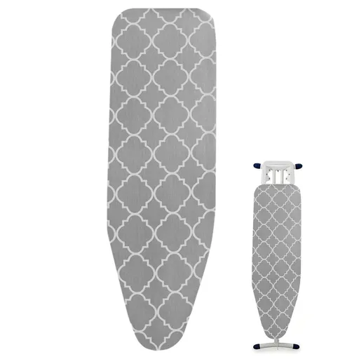 Ironing Board Sleeve Covers, Protective Ironing Scorch Mesh Cloth, Stain Resistant Cotton Ironing Covers with Thick Padding