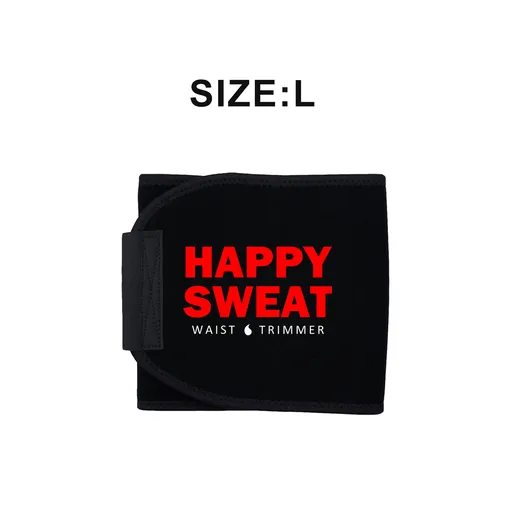 Red Premium Seamless Waist Trimmer and Body Shaper (L Size) - Postpartum Recovery & Fitness Sweat Belt for Lumbar Support