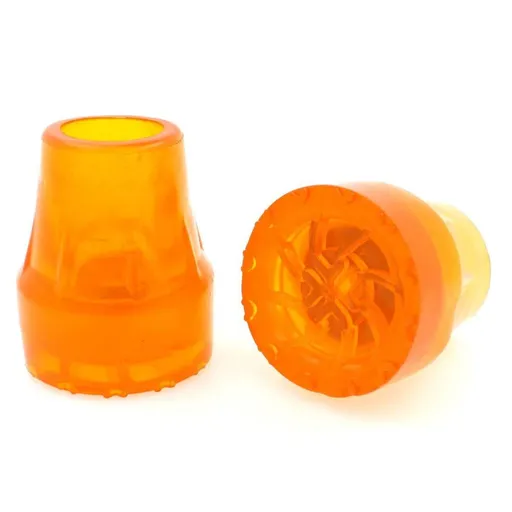 2pcs Cane Tip Rubber Tips Non-Slip Rubber Ferrules End Caps Replacement Walker Tips for Walking Stick 7/8 Inch Round Base (22mm)