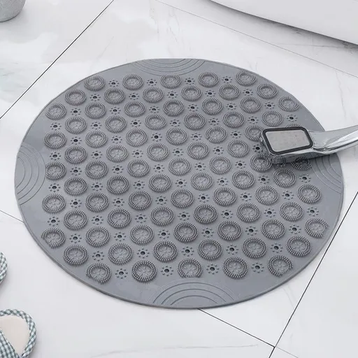 Gray Non-Slip Bath Mat 30×30cm