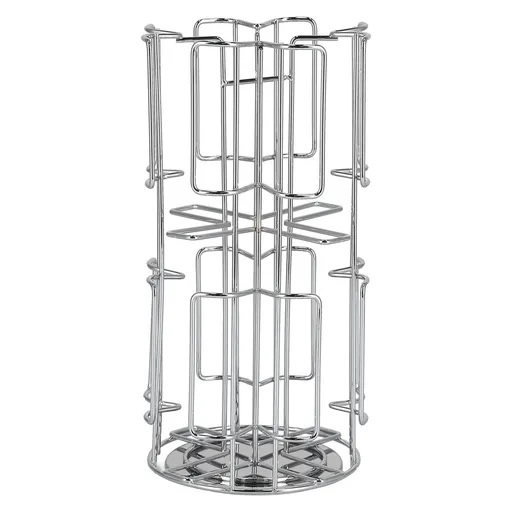 Household Coffee Capsule Holder Rotatable Storage Rack Shelf for 64Pcs Capsule Kitchen