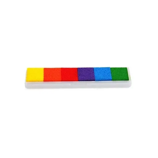 Gradient Color Ink Pad Inkpad Rubber Stamp Water Based Diy Finger Print 10 Colours - C3