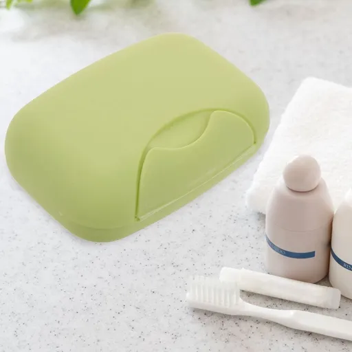 2-Pack Leak Proof Plastic Soap Case Travel Holder Portable Soap Box for Bathroom and Outdoor Use