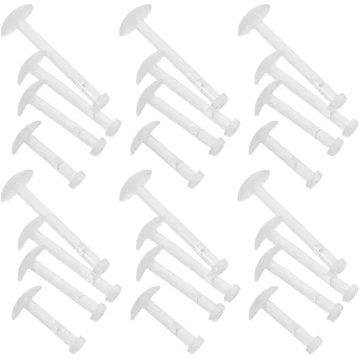28pcs Acrylic Piercing Studs for Sports and Everyday Wear - Discreet Clear Retainers