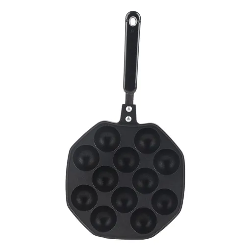 12 Cavities Aluminum NOn stick Takoyaki Grill Pan Plate Octopus Ball Pancake Maker Baking Mold