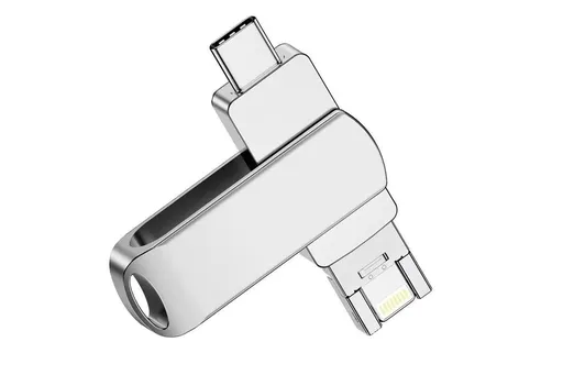 4 in 1 USB Flash Drive Photo Stick USB 3.0 Memory Stick Storage for Photos Backup -Rotating USB Flash Drive 32GB