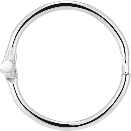 Loose Leaf Binder Rings 1Inch(12 Pack) Office Metal Book Ring,Nickel Plated Steel Key Rings for School Home or Office,Sliver