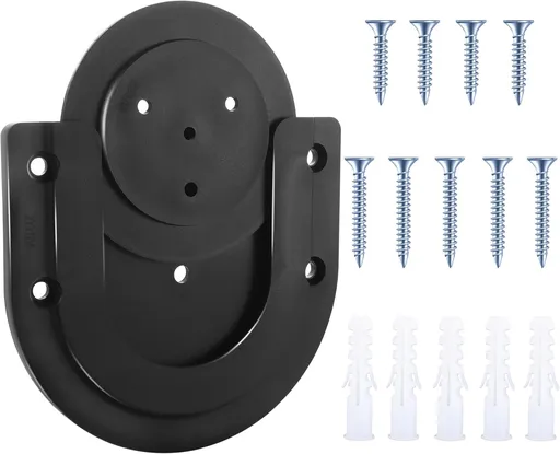 Dartboard Mounting Bracket,Dartboard Bracket Hanging Dartboards Professional,Black Black O Shaped