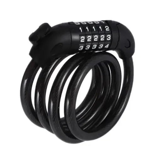 Anti-Theft Portable Code Lock for MAX G30 M365 Electric Scooter Steel Cable Black