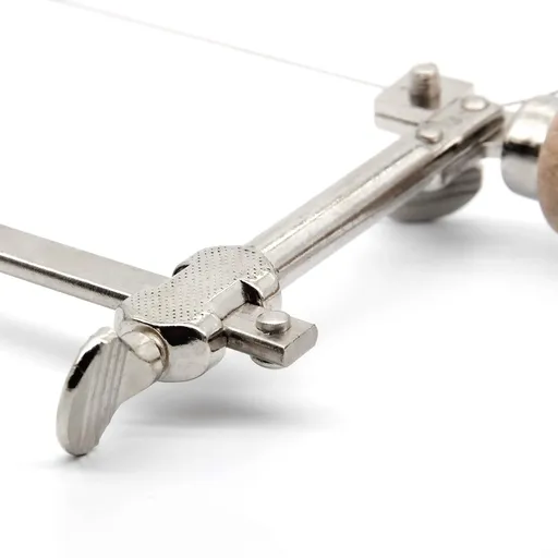 Coping Saw Steel Frame with Diameter Wire for Jade Stone Ceramic Glass Wood Metal Accurate Cutting