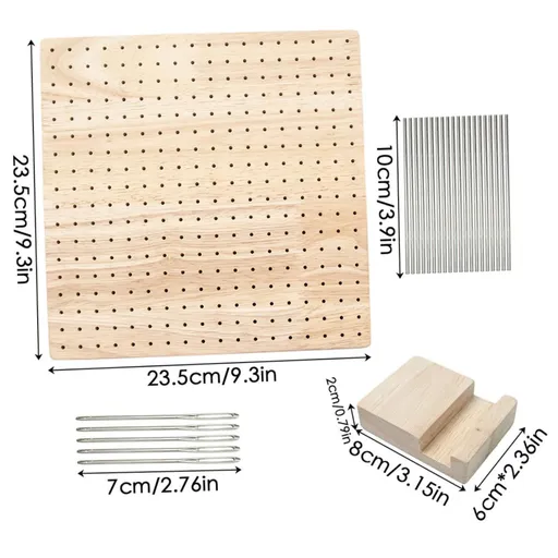 Crochet Knitting Boards Gift Shaper Fixed Plate Square Accessories Knitting Supplies Wood Blocking Board Crochet positional