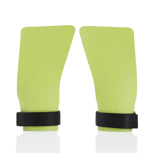 Basketball Hand Grips for Pull-ups Cross Training Gymnastics Weightlifting Palm Protector - Fluorescent Yellow M