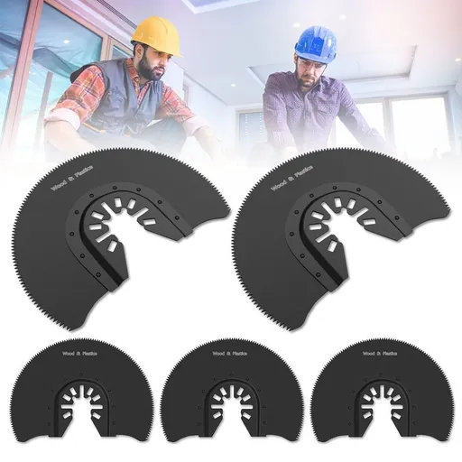 Multitool Saw Blade, Tool FB10I 80mm HSS Semi-Circular Multi-Tool Saw Blades 5/Pack Fits Oscillating Tools