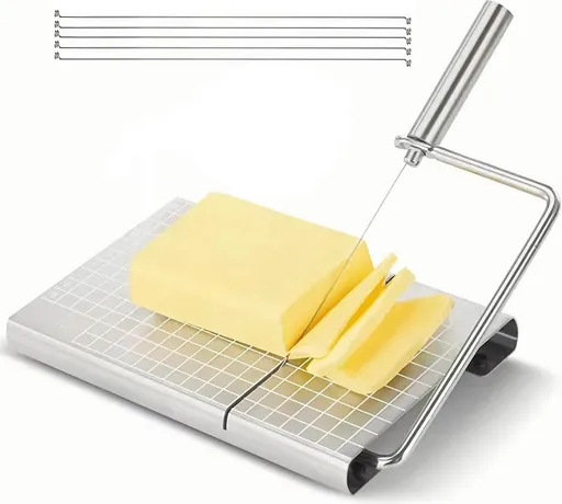 Cheese slicer young cheese - OUCONGK Cheese slicer stainless steel wire butter bread sandwich Cheese slicer young cheese