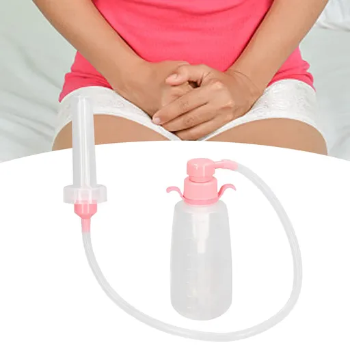 Female Syringe er, Vaginal Sing Douche Empty Bottle Personal Care High Temp Resistant for Puerpera Period