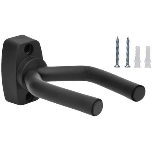 Guitar Wall Hanger Stands Ukulele Wall Mount 2 Pack Violin Hook Keep Holder Display Rack Bracket for Most Guitar Bass Accessories