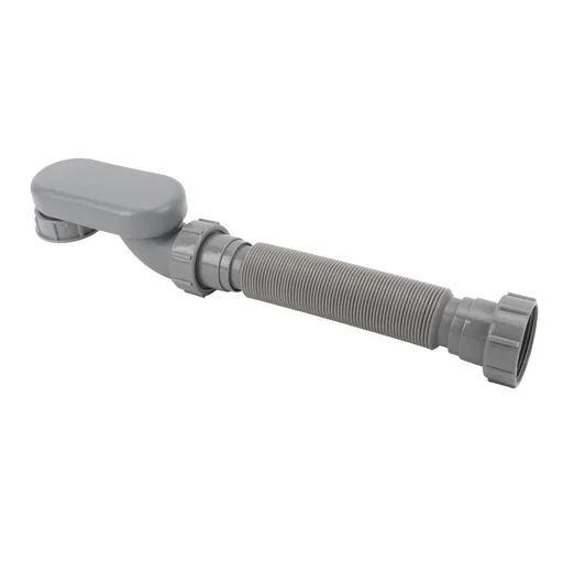 Bathtub Drain Pipe 1 1/2 Inch Flexible Odor Prevention Tub Shower Drainage Pipe for Bathroom