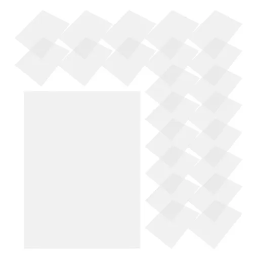 60 Pieces Reusable White Absorbent Paper Sheets for Flower Pressing, Scrapbooking, and Various Craft Projects
