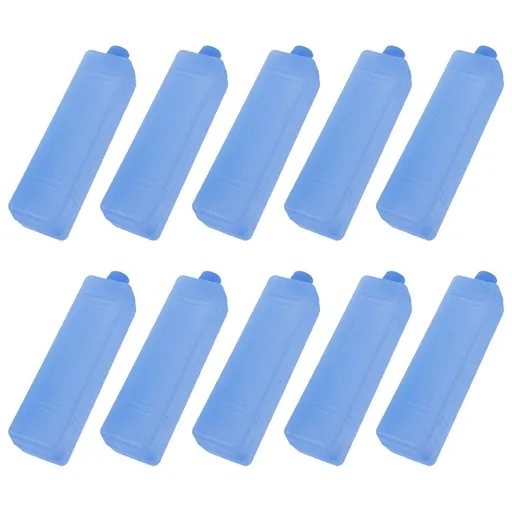10Pcs Reusable Blue Ice Packs for Cooler Bags Lightweight Portable Freezer Blocks for Outdoor Use