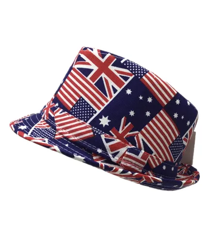 AUSTRALIA TRILBY HAT USA America England UK Aussie Fedora Cap Party