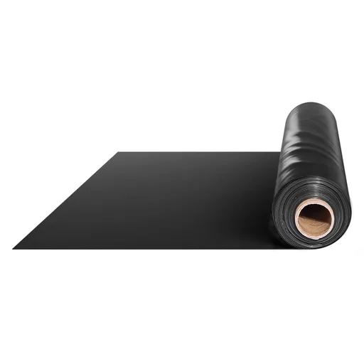 6Mil Plastic Sheeting Roll 24 x 100 FT Heavy Duty Polyethylene Black
