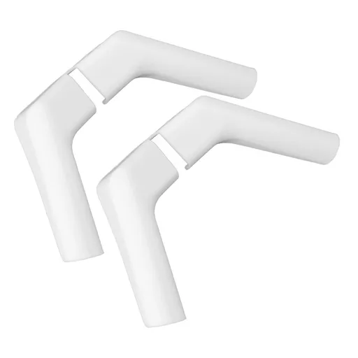 RV Gutter Spouts Plastic Weather Resistant Trailer Rain Gutter Spouts for Roof Tent Greenhouse Left and Right