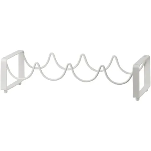Iron Wine Rack Bottle Holder Metal Display Stand Tabletop Decorative Storage - White